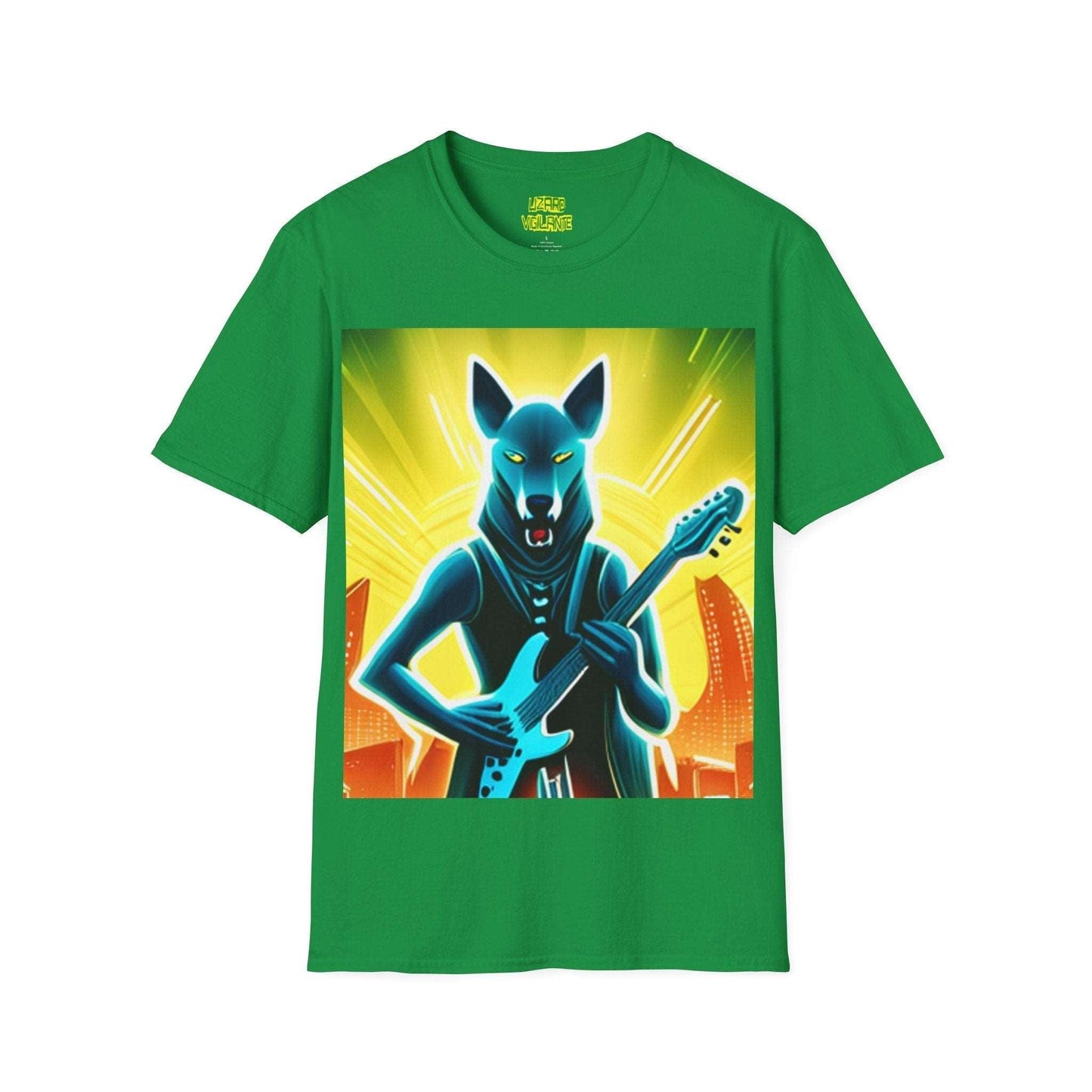 7-String Dog Unisex Softstyle T-Shirt - Premium T-Shirt from Printify - Just $24.45! Shop now at Lizard Vigilante