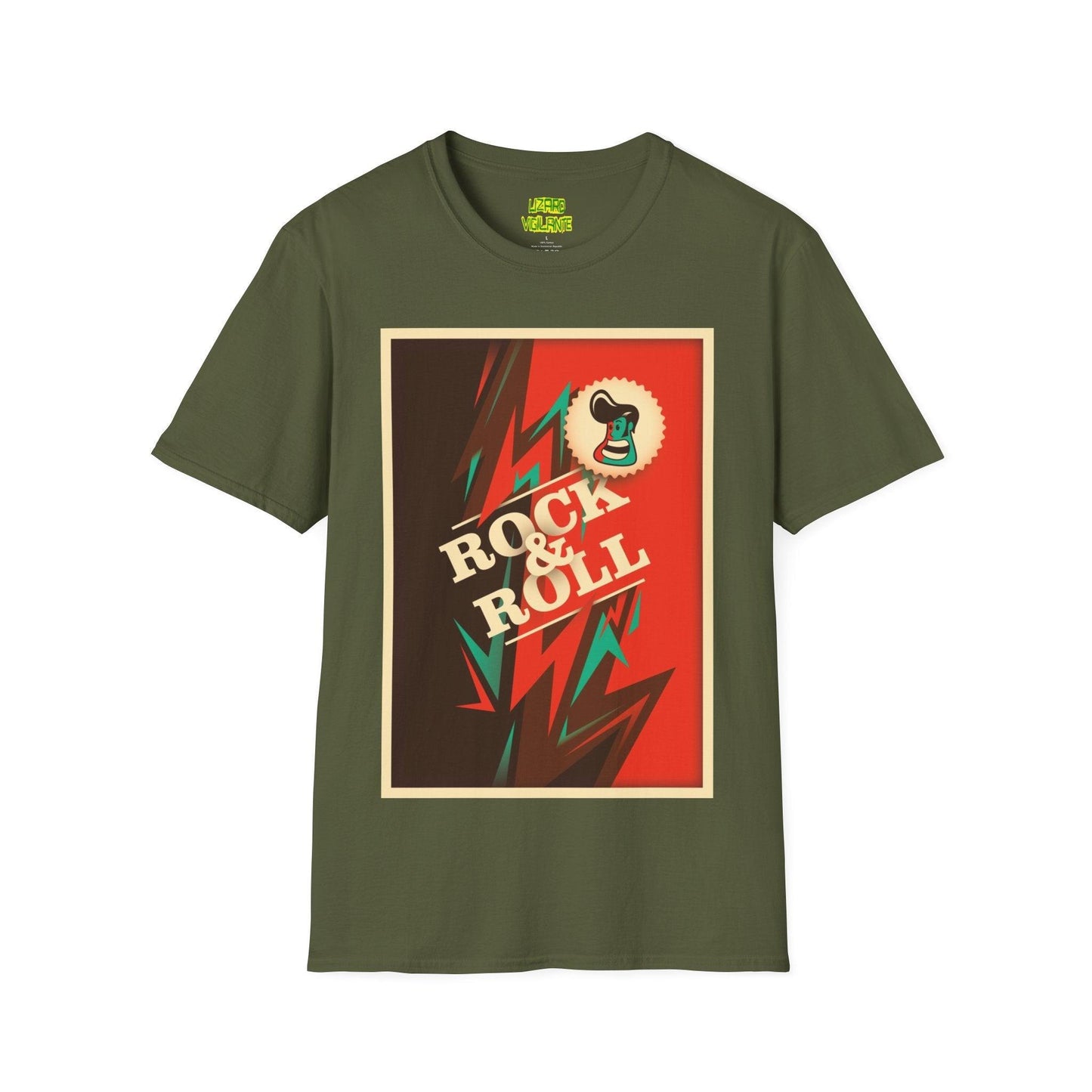 Rock & Roll Pomp Unisex Softstyle T-Shirt - Lizard Vigilante