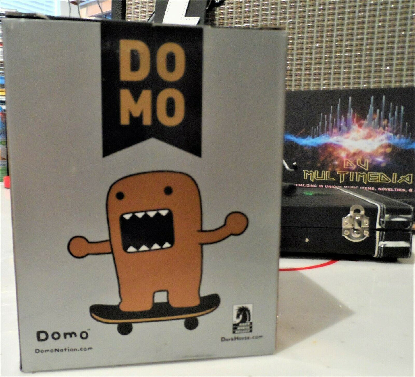 DOMO 4" Metallic / Black Light Vinyl Figures Set or Individual ~New~