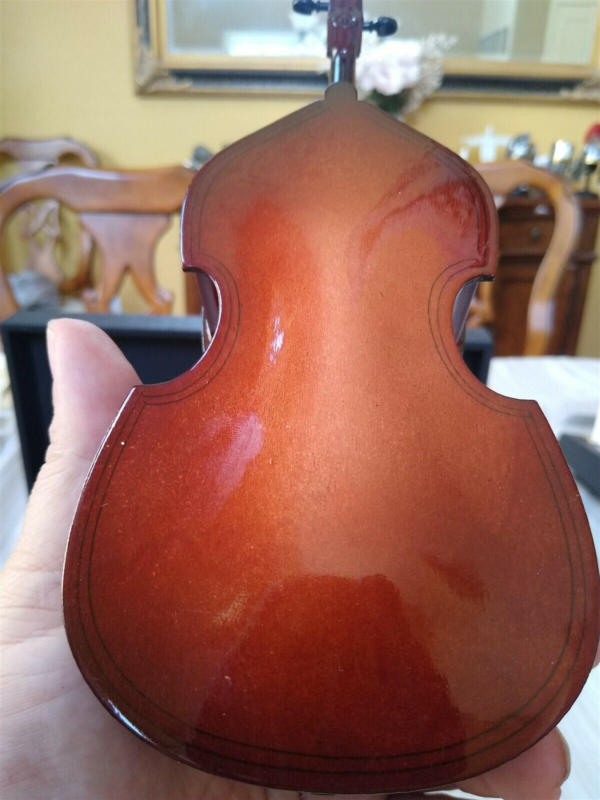 Miniature 10 Inch Replica Upright Bass with Bow, Case, & Display Stand ~NEW~