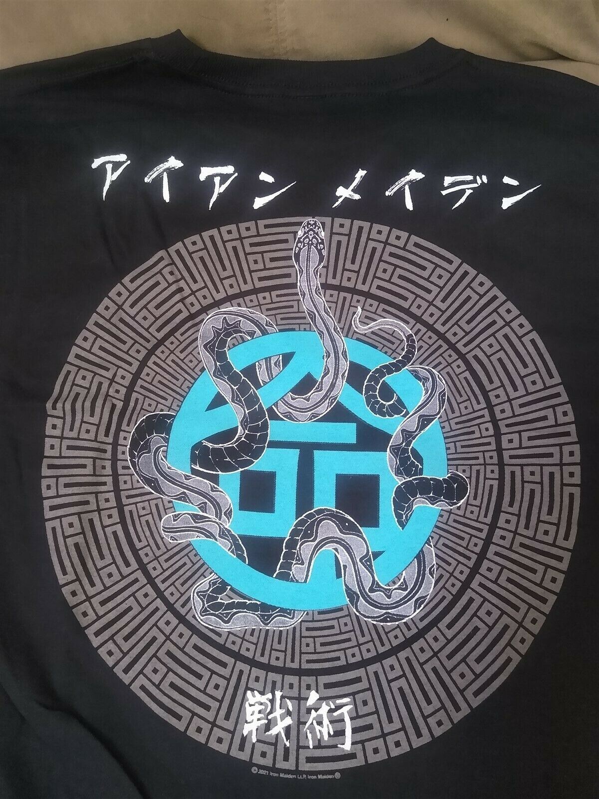 IRON MAIDEN - Senjutsu 2-Sided Archer Men's T-Shirt ~Never Worn~ M XL XXL