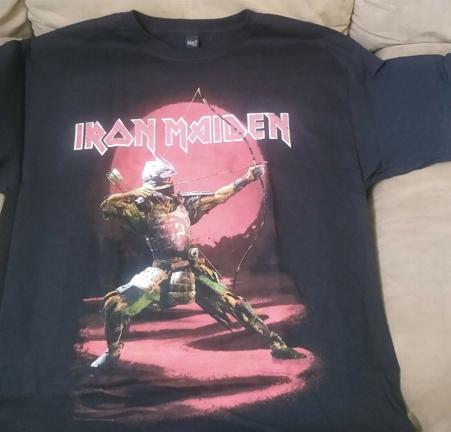 IRON MAIDEN - Senjutsu 2-Sided Archer Men's T-Shirt ~Never Worn~ M XL XXL