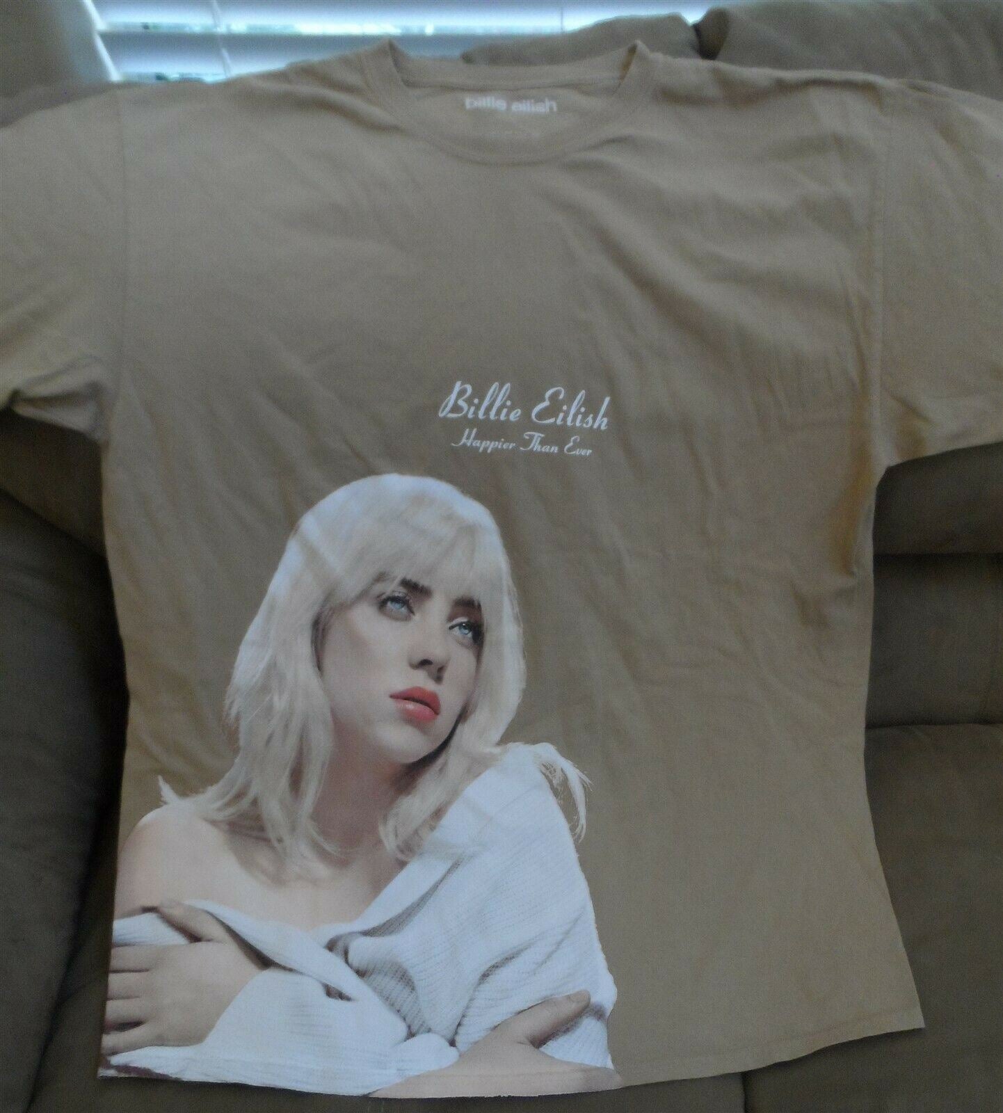 BILLIE EILISH - 2021 Oversized Happier Than Ever T-shirt ~Never Worn~ M/L