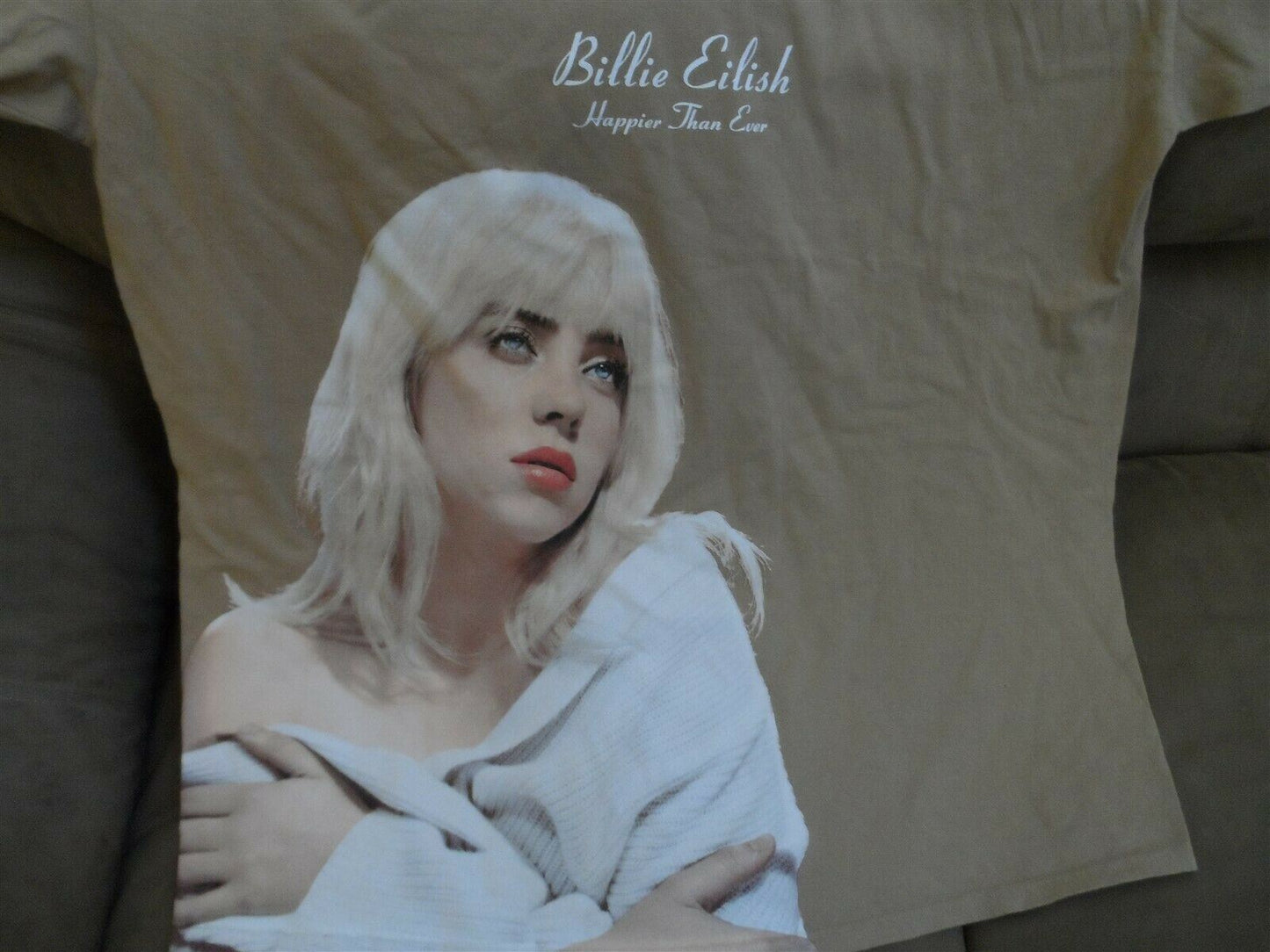 BILLIE EILISH - 2021 Oversized Happier Than Ever T-shirt ~Never Worn~ M/L