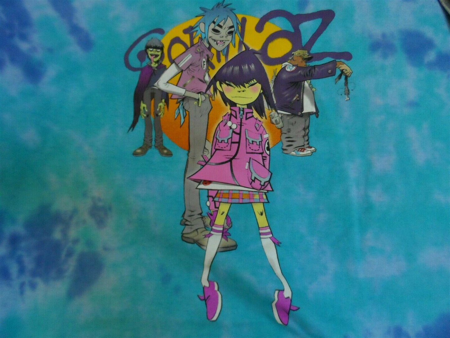 GORILLAZ - Tie-Dye T-shirt ~Never Worn~ 2XL