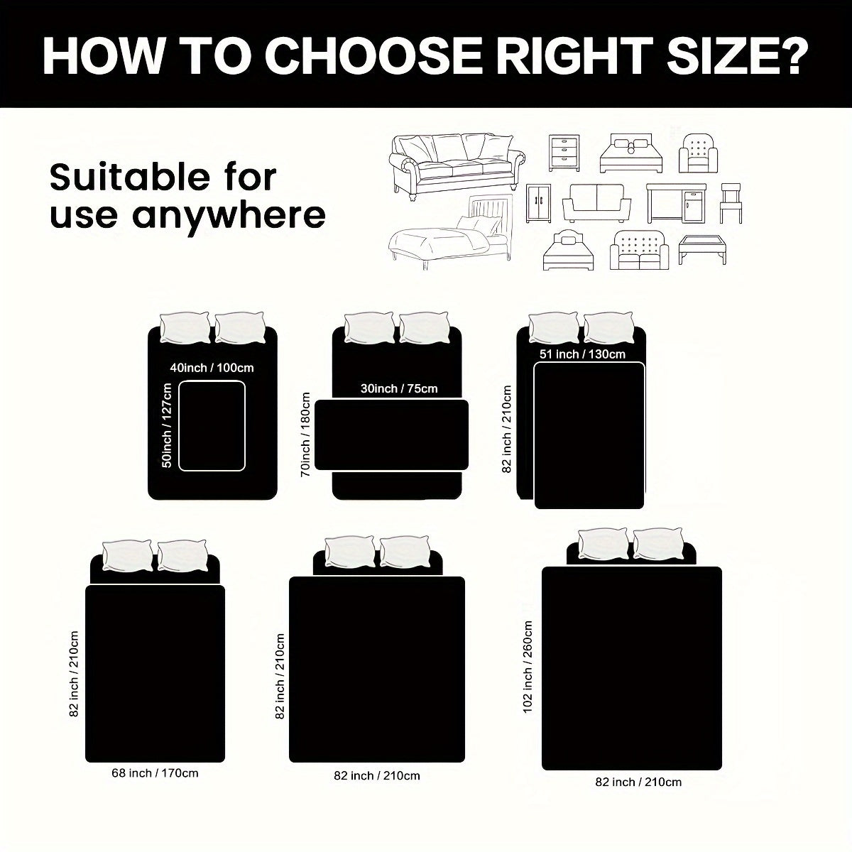 Waterproof non-slip pet mattress, pet blanket, pet furniture mattress, pet sofa waterproof cushion