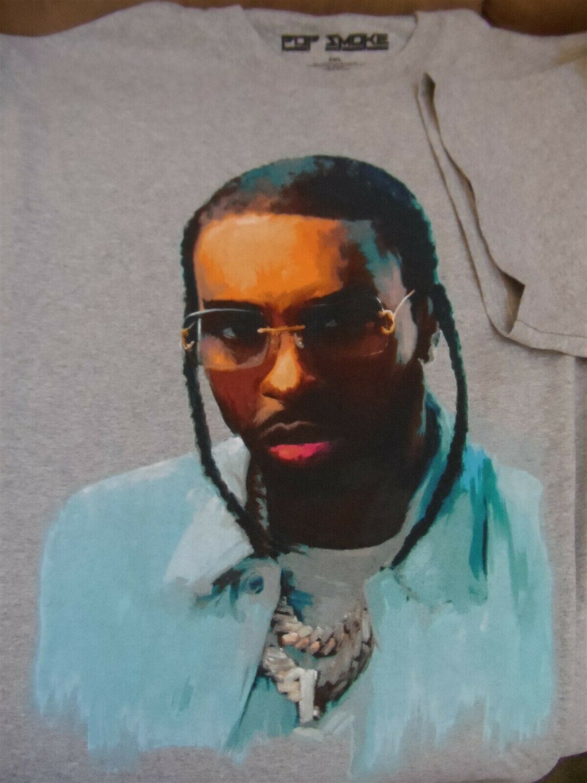 POP SMOKE - 2021 2-sided T-shirt ~Never Worn~ 2XL