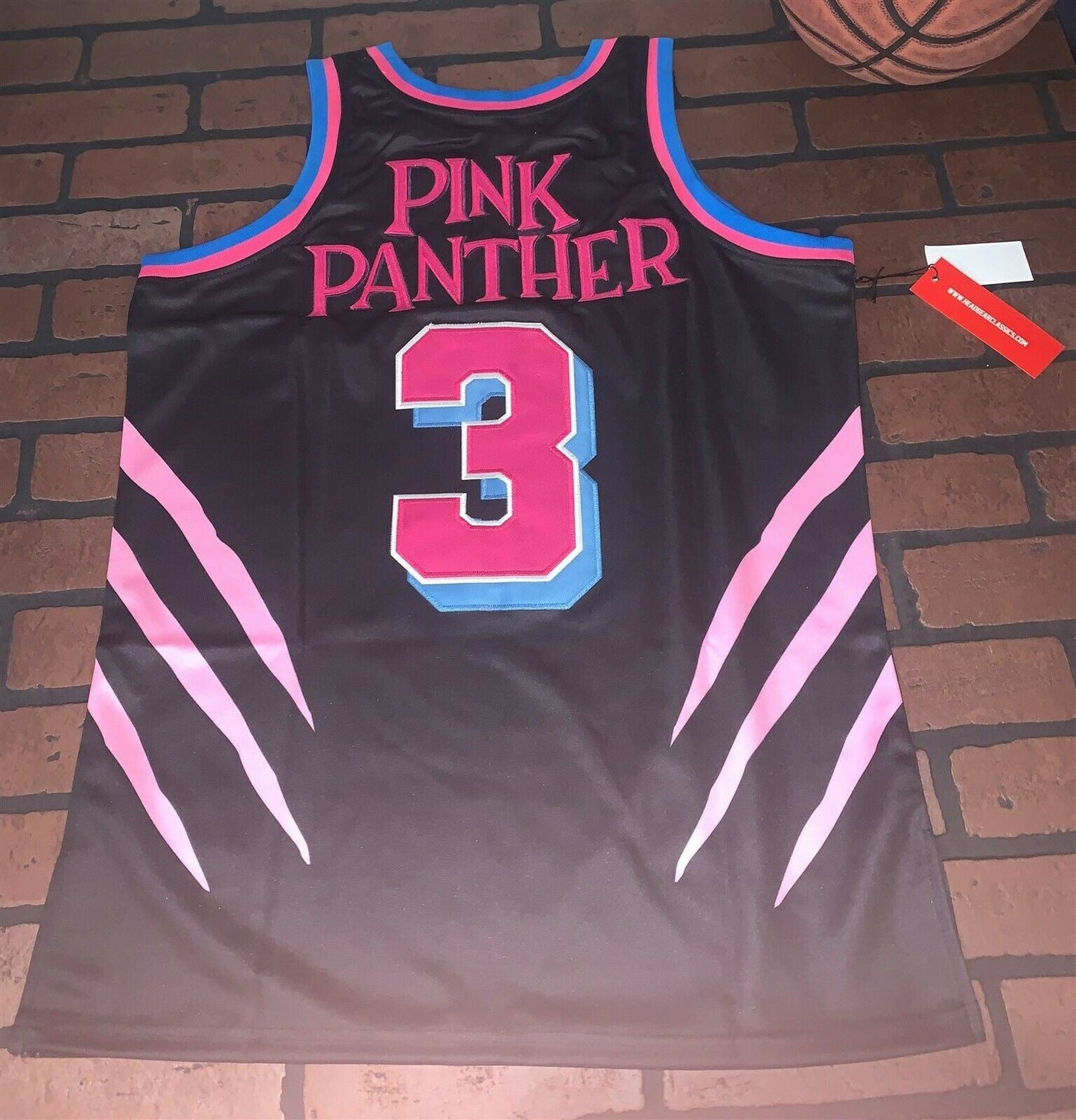 PINK PANTHER / MIAMI Headgear Classics Basketball Jersey ~Never Worn~ M L