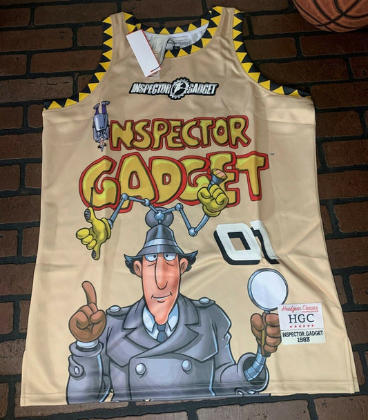 INSPECTOR GADGET Headgear Classics Basketball Jersey ~Never Worn~ S L XL XXL