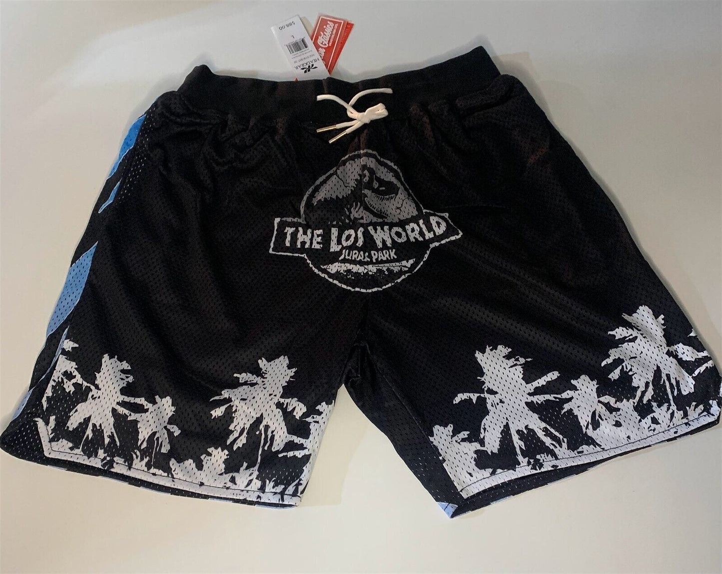 JURASSIC PARK - THE LOS WORLD Headgear Classics Basketball Shorts ~Never Worn~ L