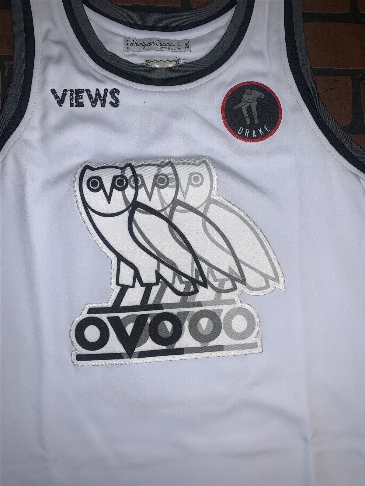 DRA KE OVO SO FAR GONE Headgear Classics Basketball Jersey ~Never Worn~ 2XL