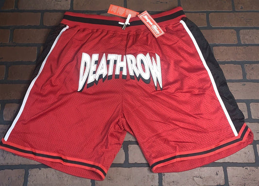 DEATH ROW RECORDS Red Headgear Classics Basketball Shorts ~Never Worn~ S XL