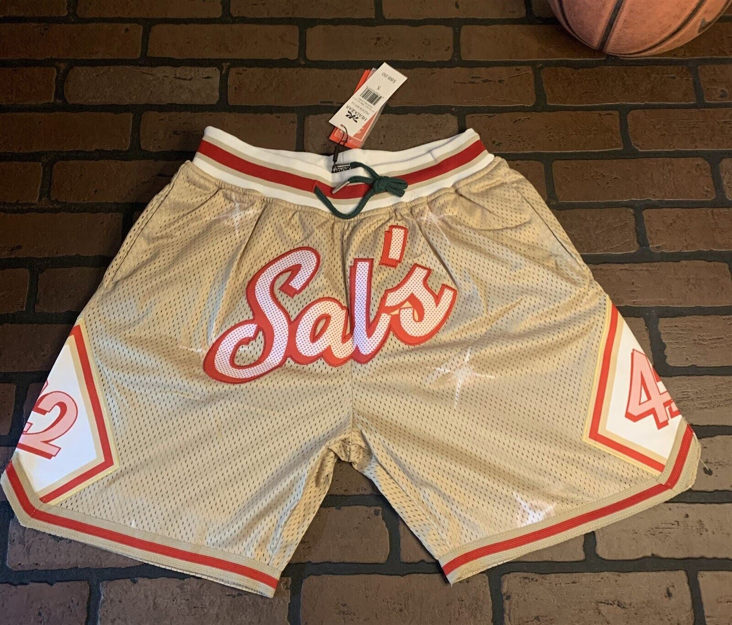 SAL'S PIZZA Do the Right Thing Headgear Classics Basketball Shorts ~ S L XL 2XL