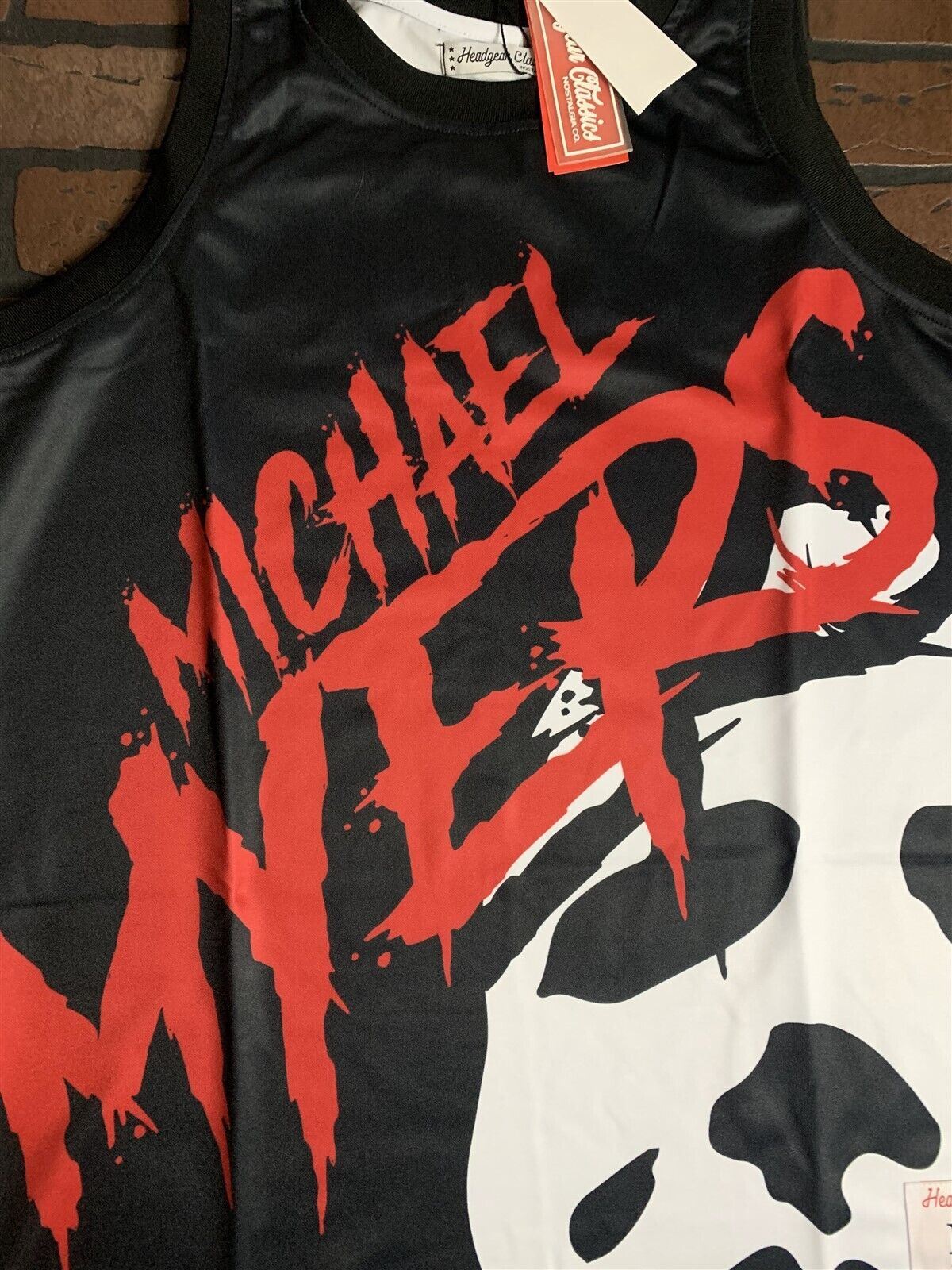 MICHAEL MYERS Headgear Classics Basketball Jersey ~Never Worn~ L XL