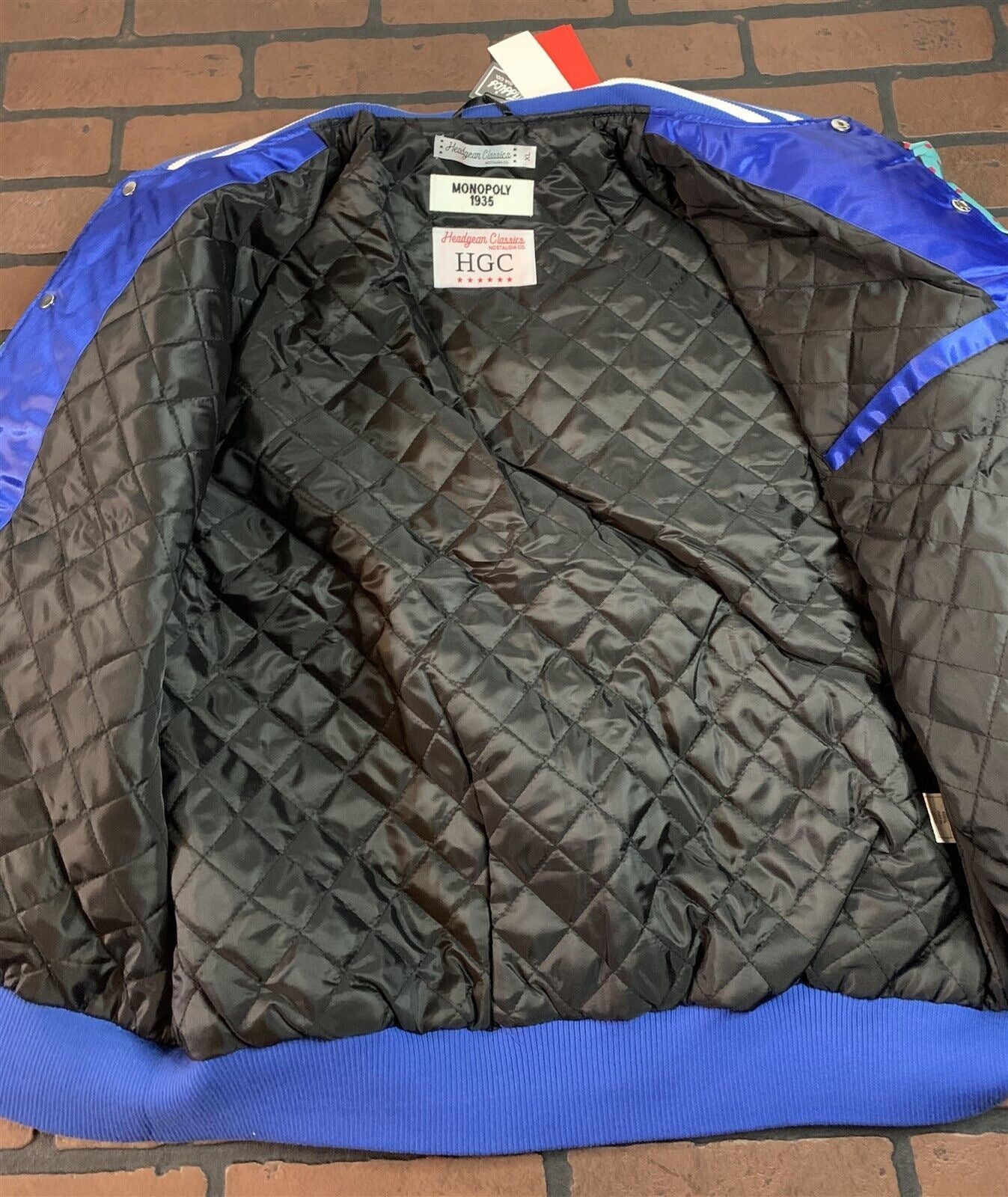MONOPOLY Headgear Classics Streetwear Jacket~Never Worn~L XL