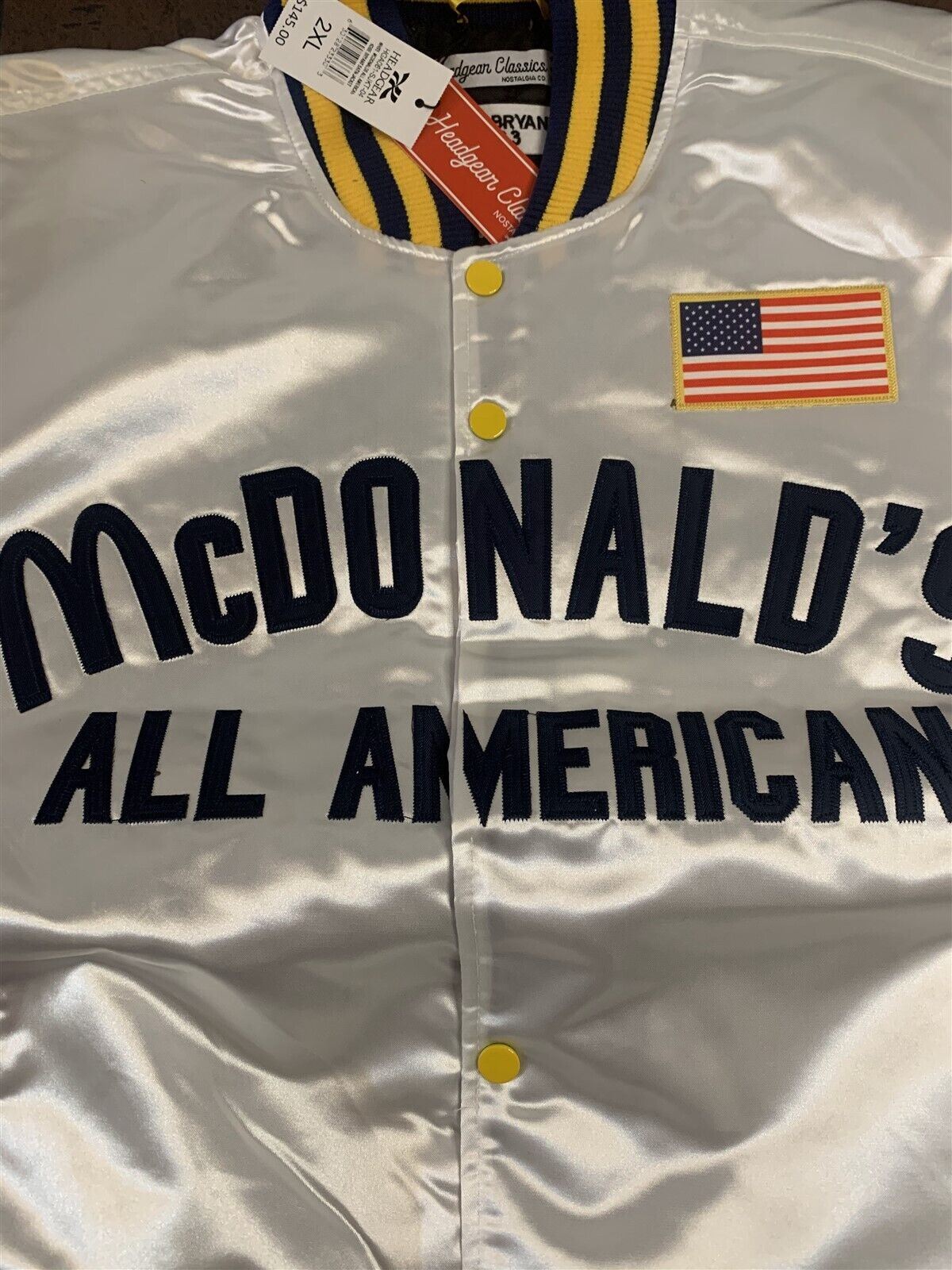 KOBE ALL AMERICAN Headgear Classics Streetwear Jacket ~Never Worn~ 2XL