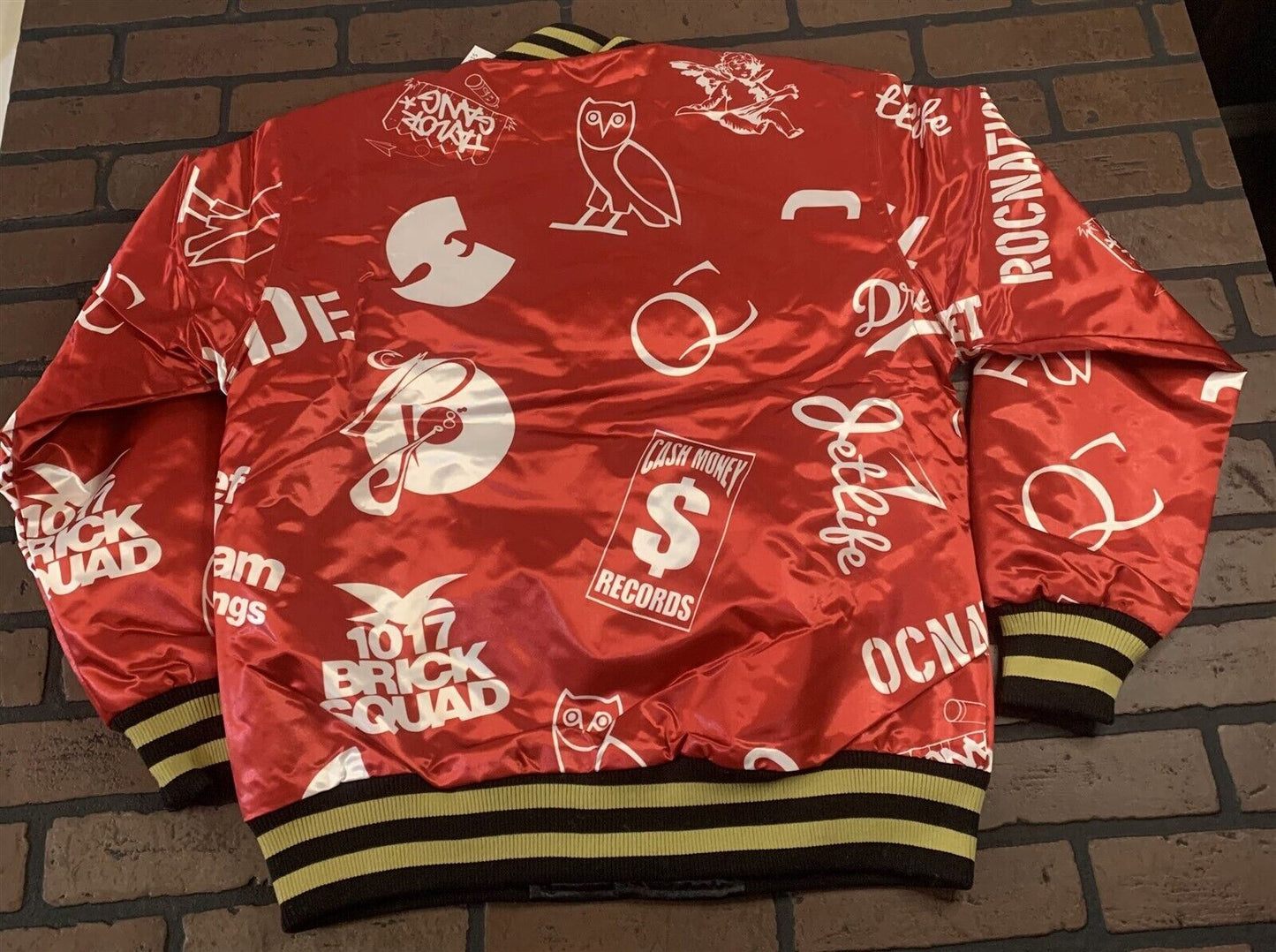 CASH MONEY and more Hip Hop RECORDS Headgear Classics Streetwear Jacket~Never Worn~ M L