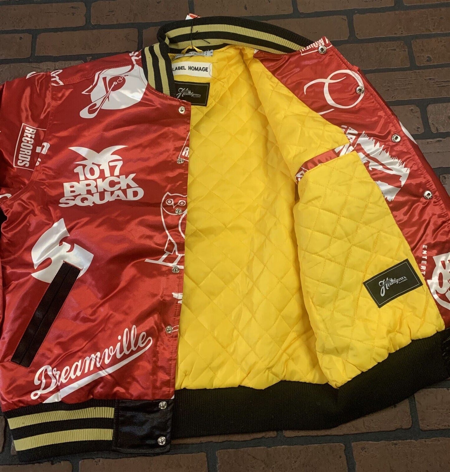 CASH MONEY and more Hip Hop RECORDS Headgear Classics Streetwear Jacket~Never Worn~ M L