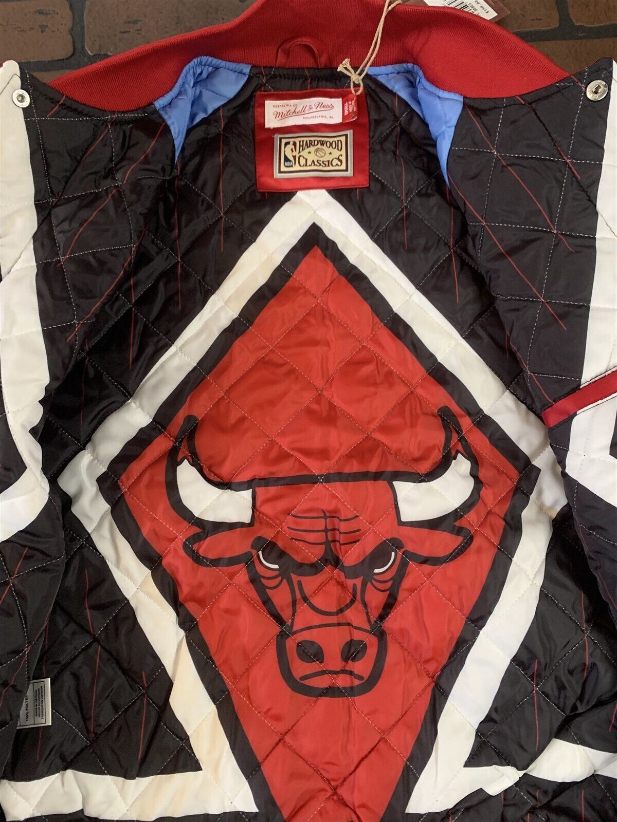 BULLS Finals Mitchell & Ness Special Script Heavyweight Jacket S L XL 2XL