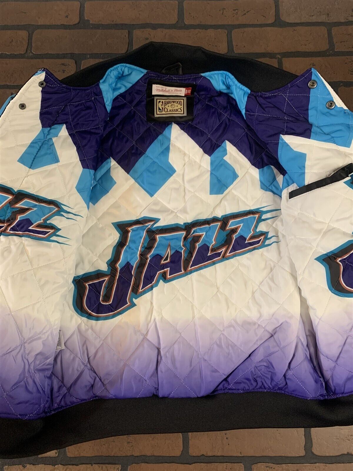 UTAH JAZZ Mitchell & Ness Special Script Heavyweight Jacket S M L 2XL