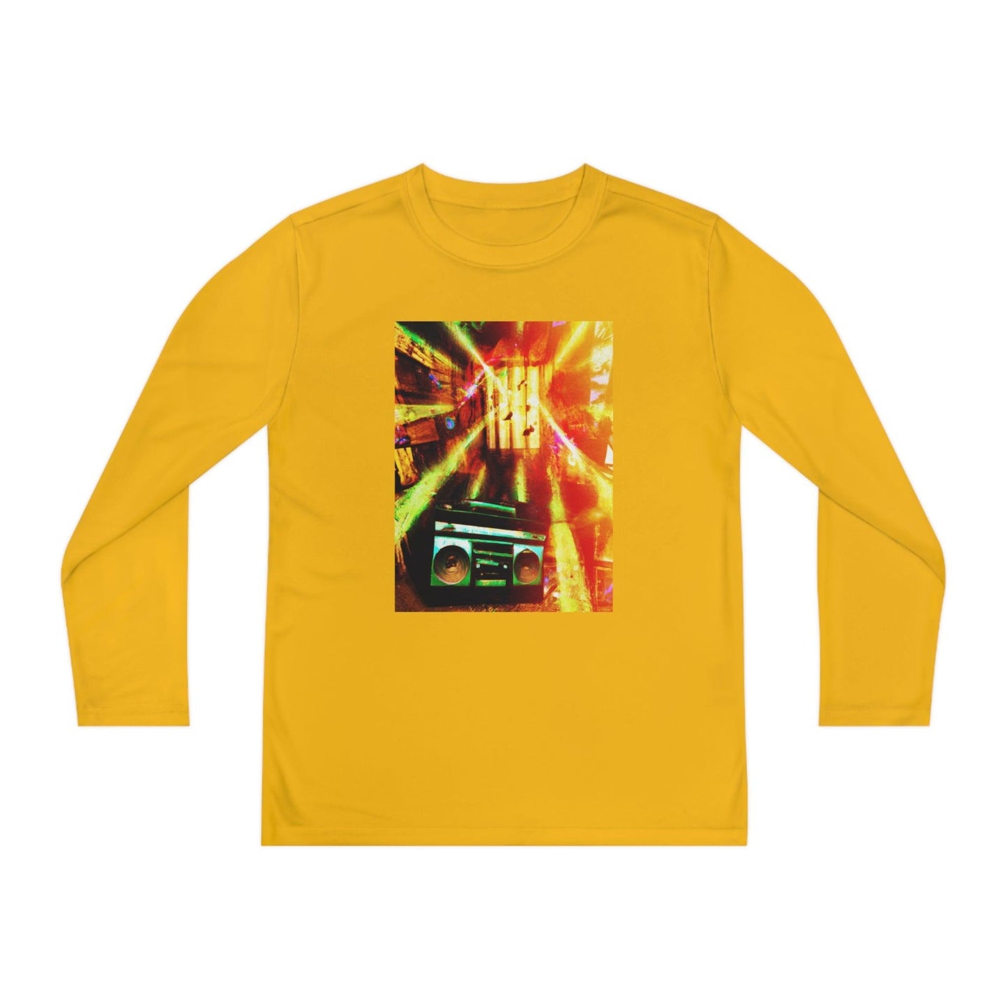 Prison BoomBox Light Burst Youth Long Sleeve Competitor Tee - Lizard Vigilante