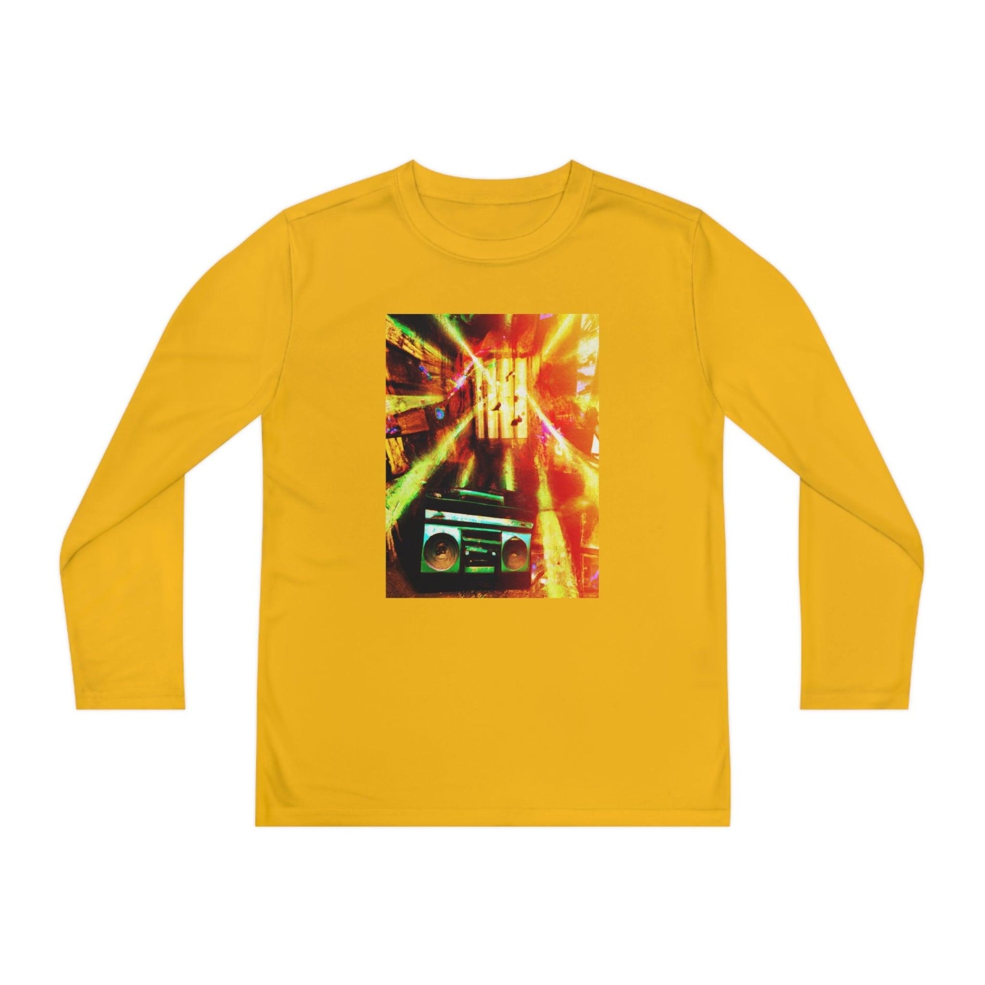 Prison BoomBox Light Burst Youth Long Sleeve Competitor Tee - Lizard Vigilante