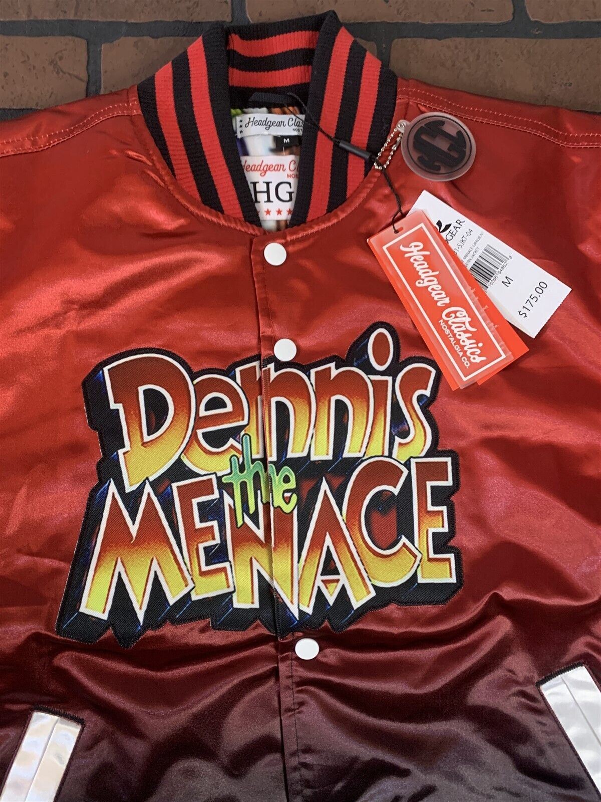 DENNIS THE MENACE- Headgear Classics Streetwear Jacket~Never Worn~ M L