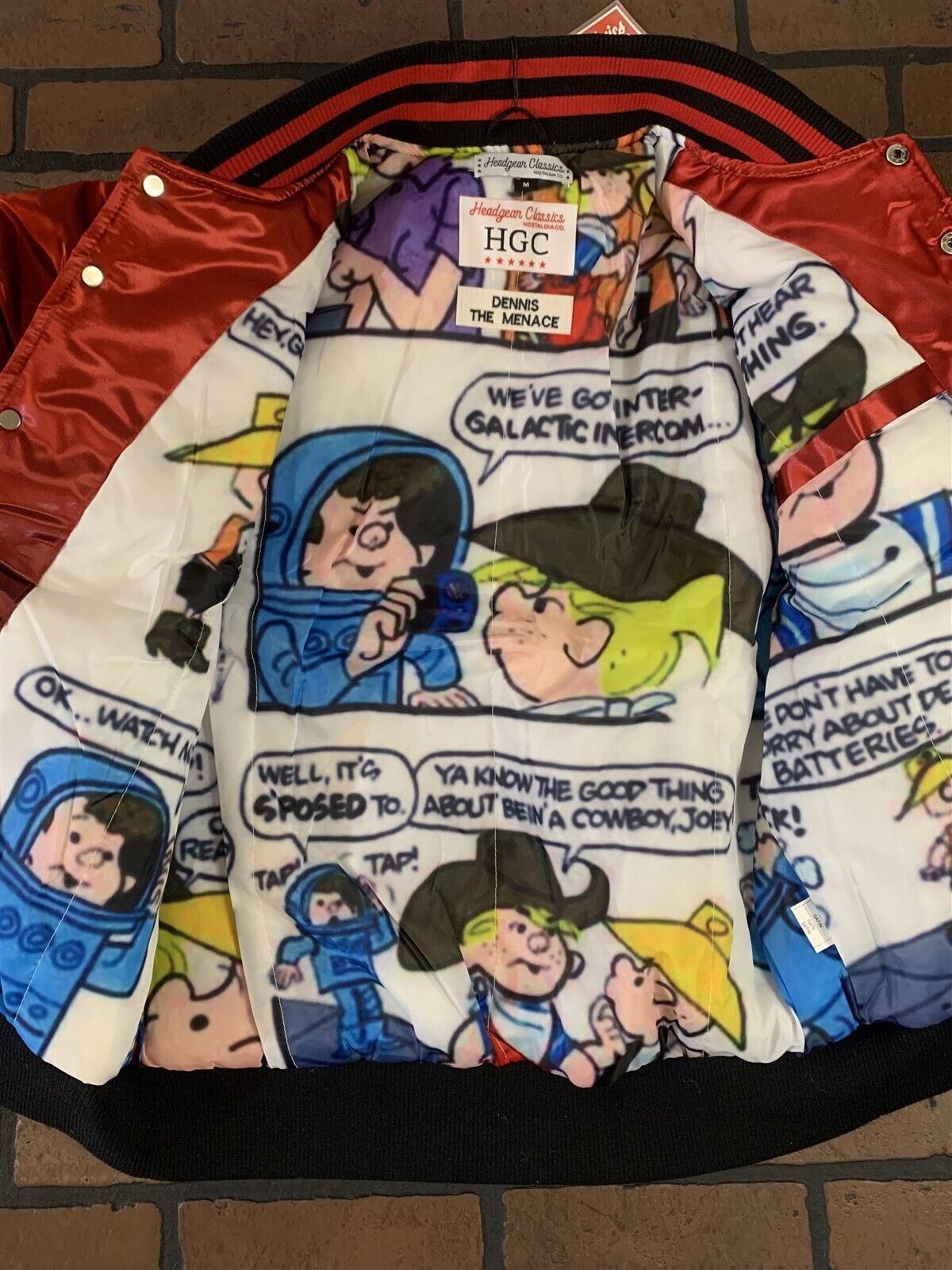 DENNIS THE MENACE- Headgear Classics Streetwear Jacket~Never Worn~ M L