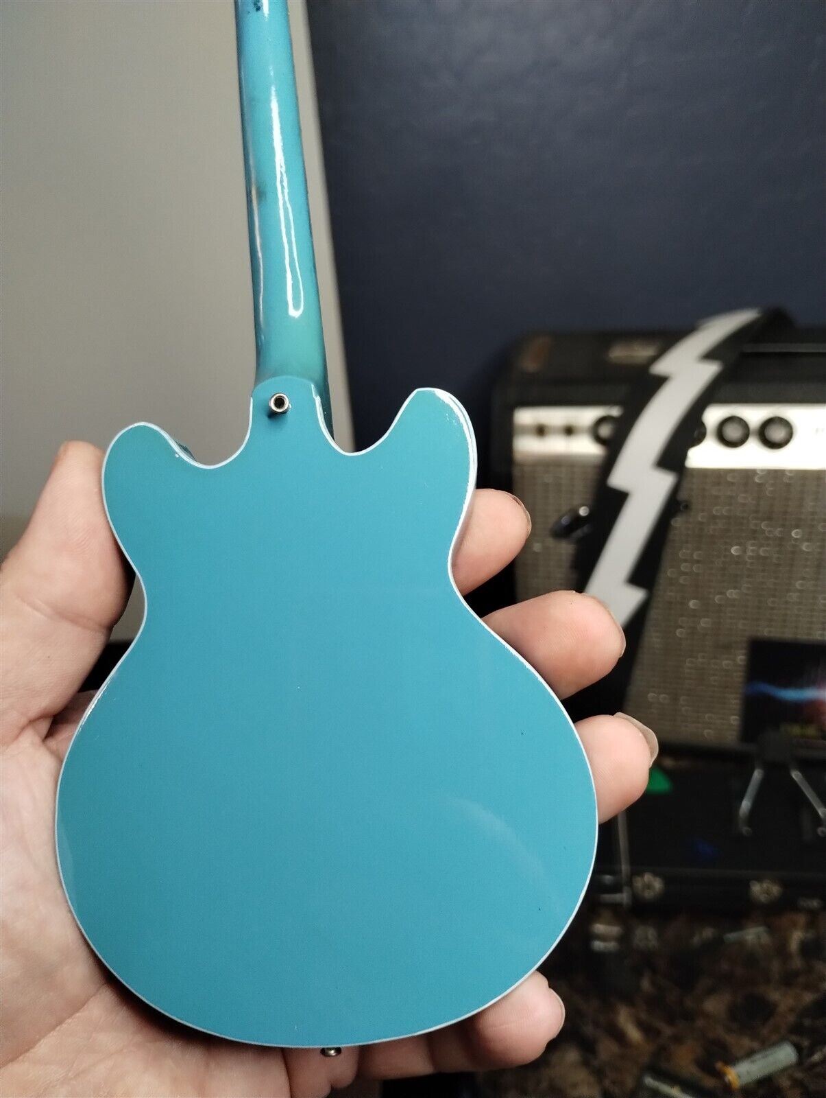 DAVE GROHL - Blue DG335 1:4 Scale Replica Guitar ~NEW~