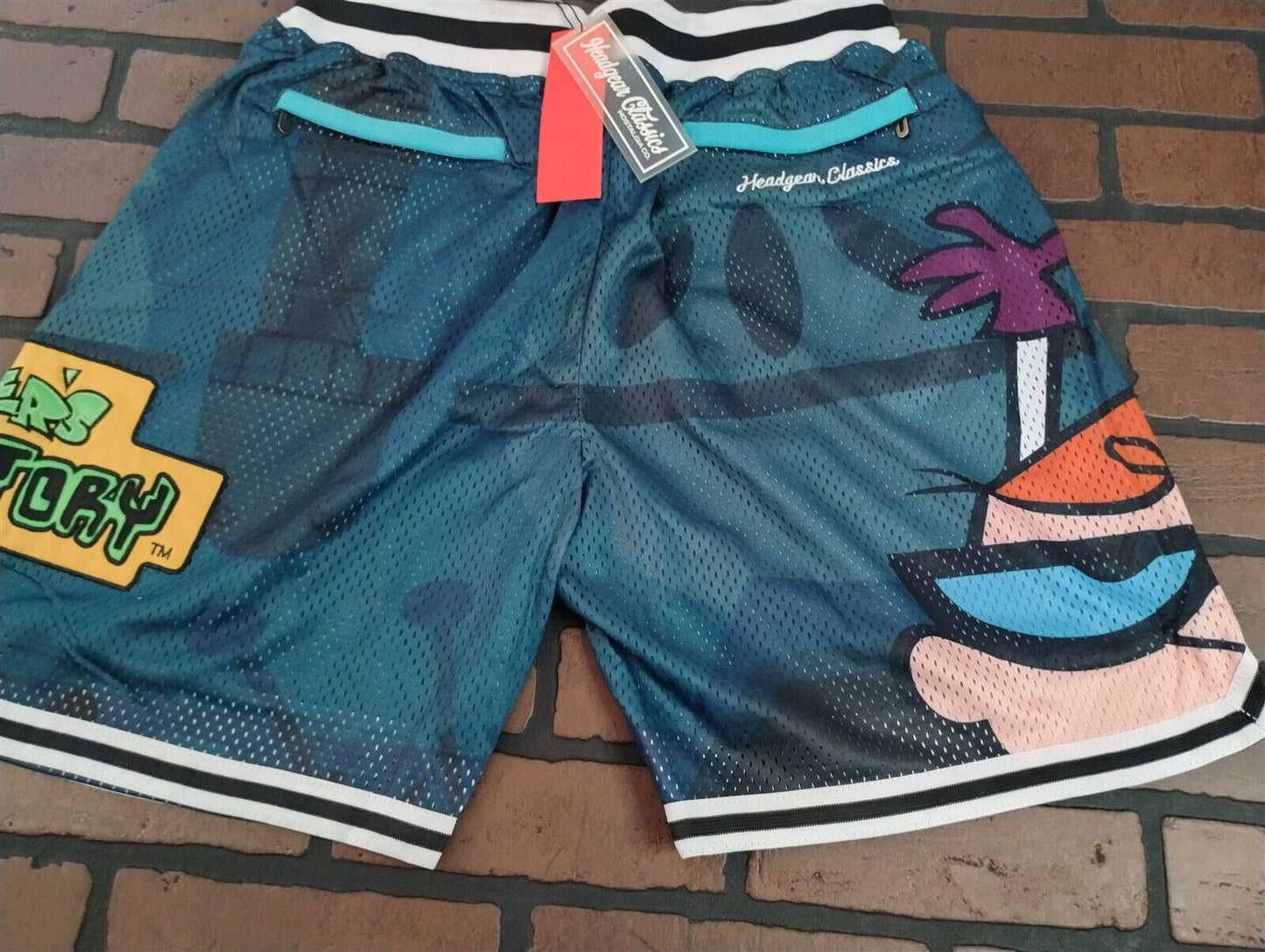 DEXTER'S LAB Headgear Classics Basketball Shorts ~Never Worn~ M XL