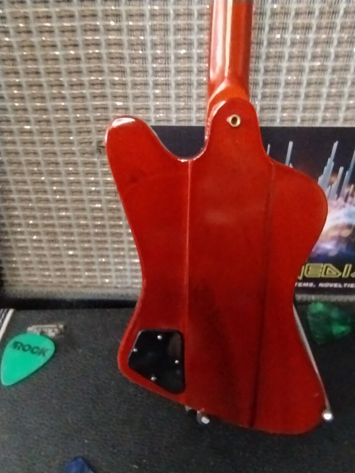 TOM PETTY - GIBSON Firebird V Sunburst 1:4 Scale Replica Guitar ~Axe Heaven~