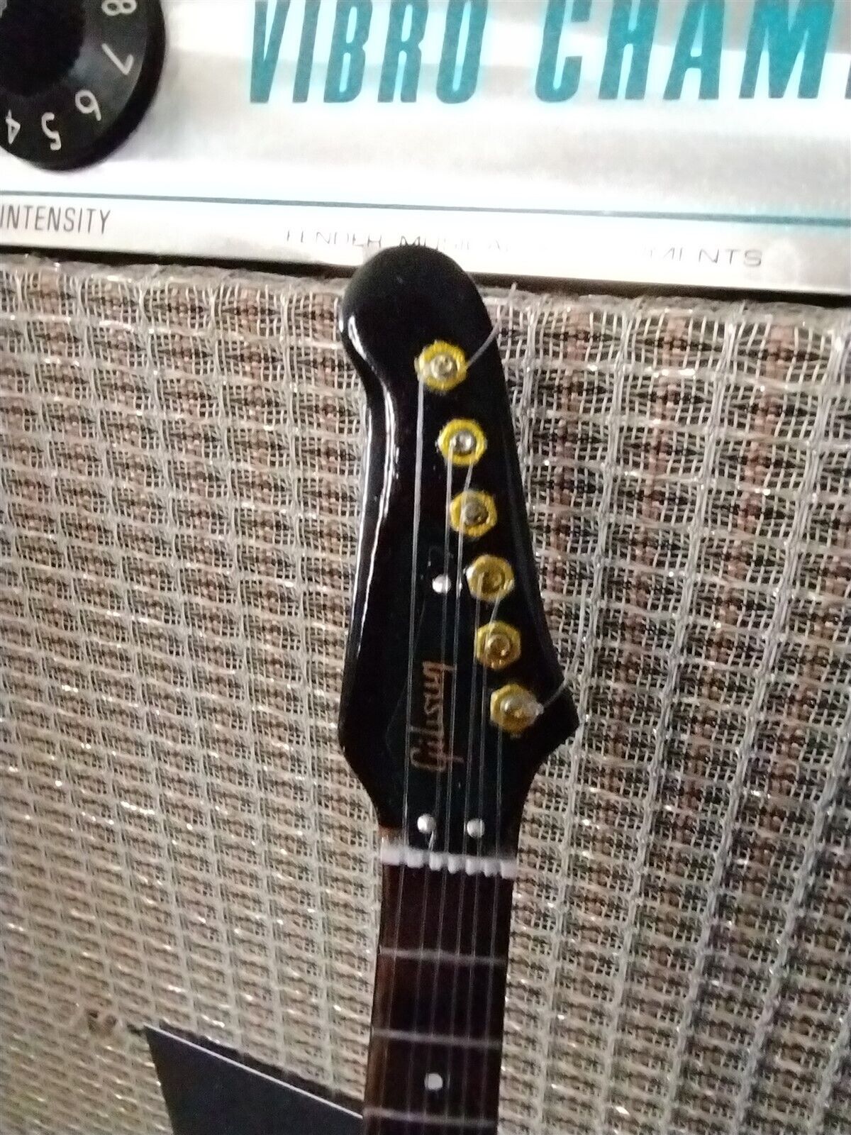 TOM PETTY - GIBSON Firebird V Sunburst 1:4 Scale Replica Guitar ~Axe Heaven~