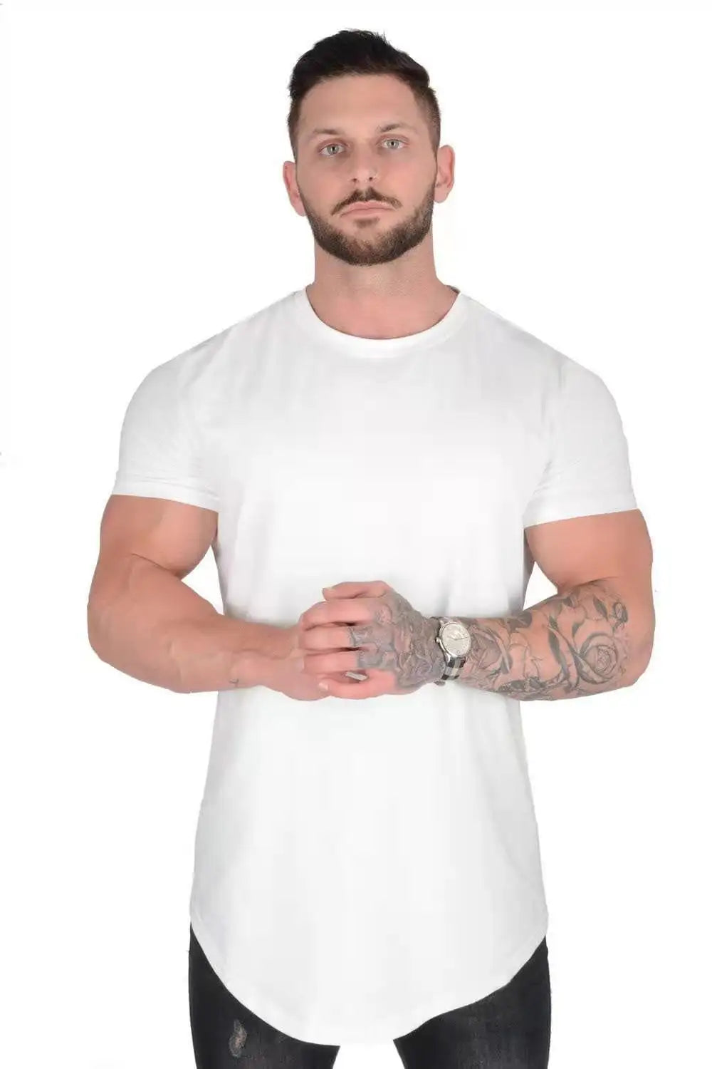 Men's Casual Short-sleeved Sports Fitness T-shirt