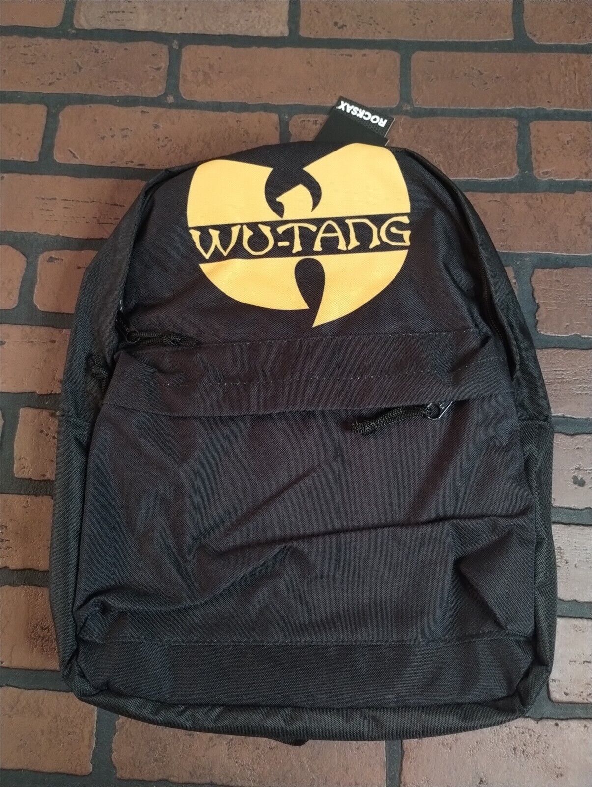 WU-TANG CLAN - Logo Rocksax Backpack ~New~