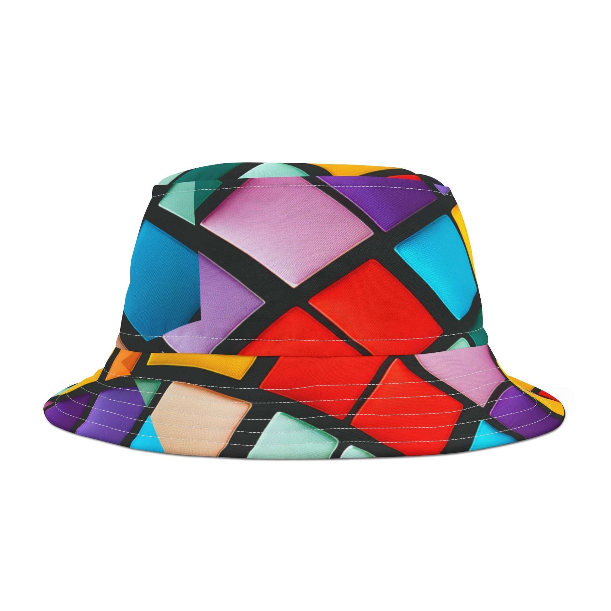 80s Buttons Bucket Hat - Premium Hats from Printify - Just $33.18! Shop now at Lizard Vigilante