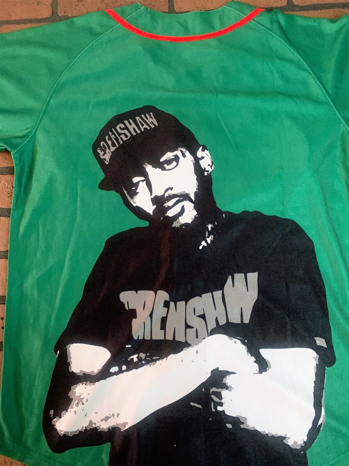 CRENSHAW / MALCOLM X Green Headgear Classics Baseball Jersey ~Never Worn~ M L XL 2XL