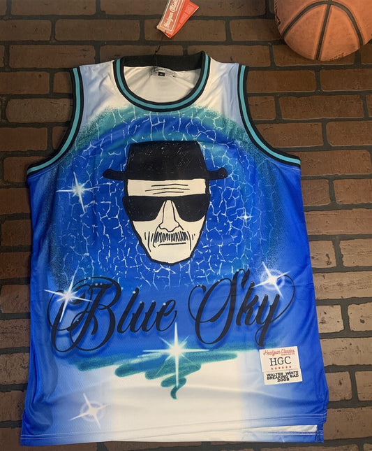 WALTER WHITE BREAKING BAD Headgear Classics Basketball Jersey ~Never Worn~ 2XL