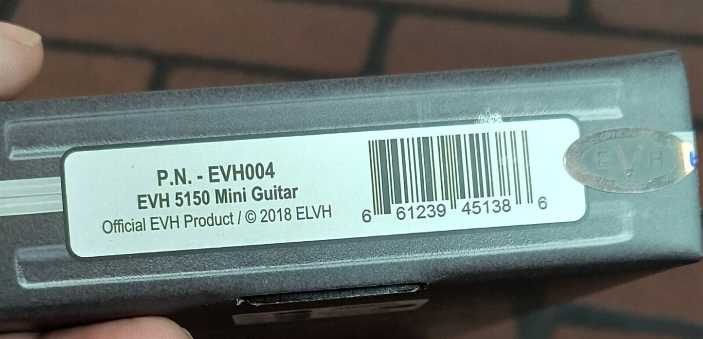 EDDIE VAN HALEN- Red/White "5150" 1:4 Scale Replica Guitar ~Licensed~