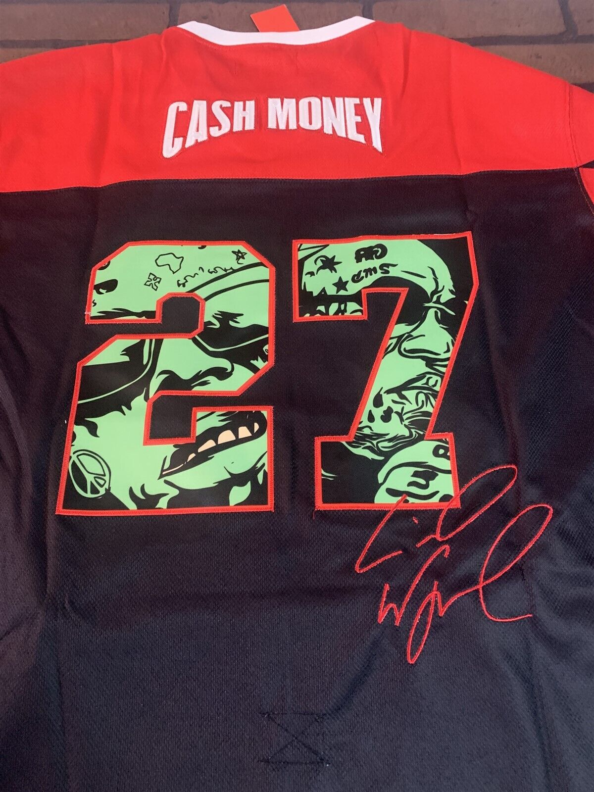 CASH MONEY Headgear Classics Hockey Red Jersey ~Never Worn~