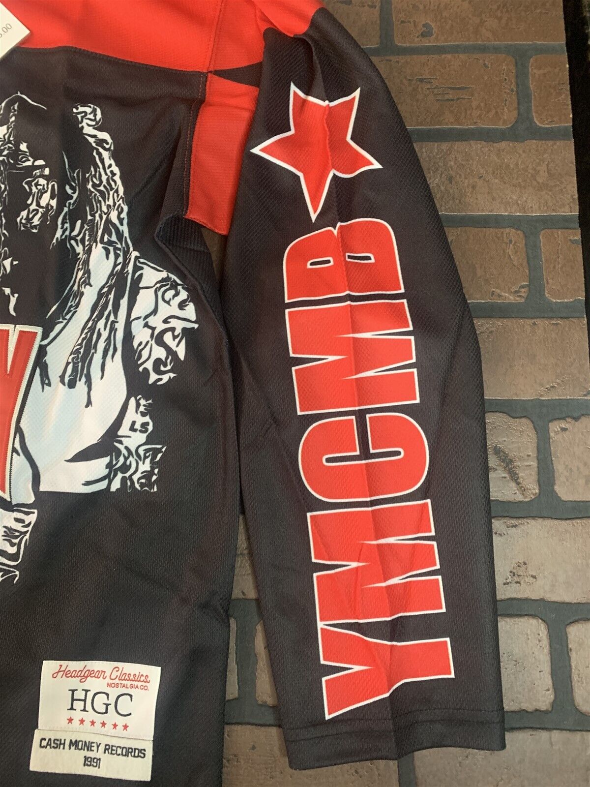 CASH MONEY Headgear Classics Hockey Red Jersey ~Never Worn~