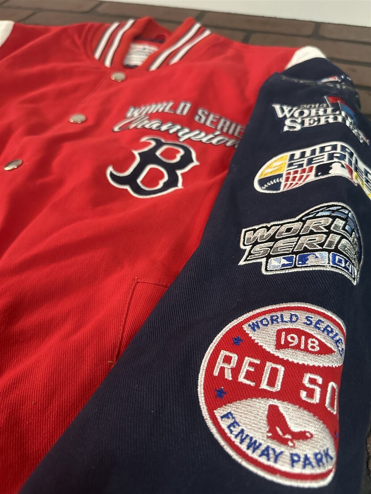 BOSTON RED SOX G-III 9X World Series Varsity Jacket~Never Worn~S M L XL 2XL