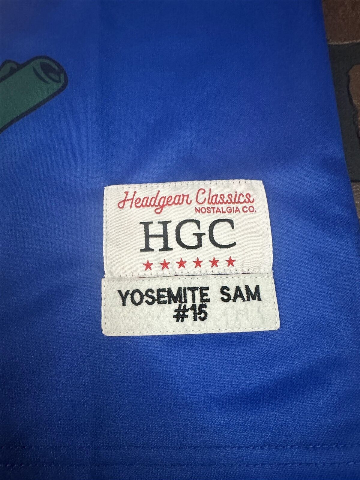 YOSEMITE SAM / DENVER Retro Headgear Classics Basketball Jersey ~Never Worn~ L