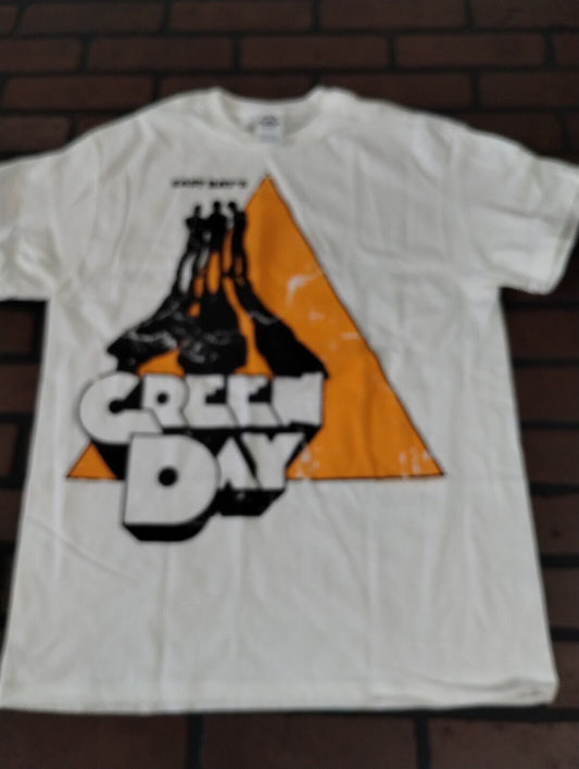 GREEN DAY - 2010 Ultra Violet White T-shirt ~Never Worn~ M XL