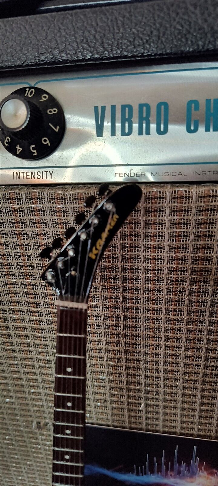 MICK MARS - Signature White Girls x3 1:4 Scale Replica Guitar ~Axe Heaven~