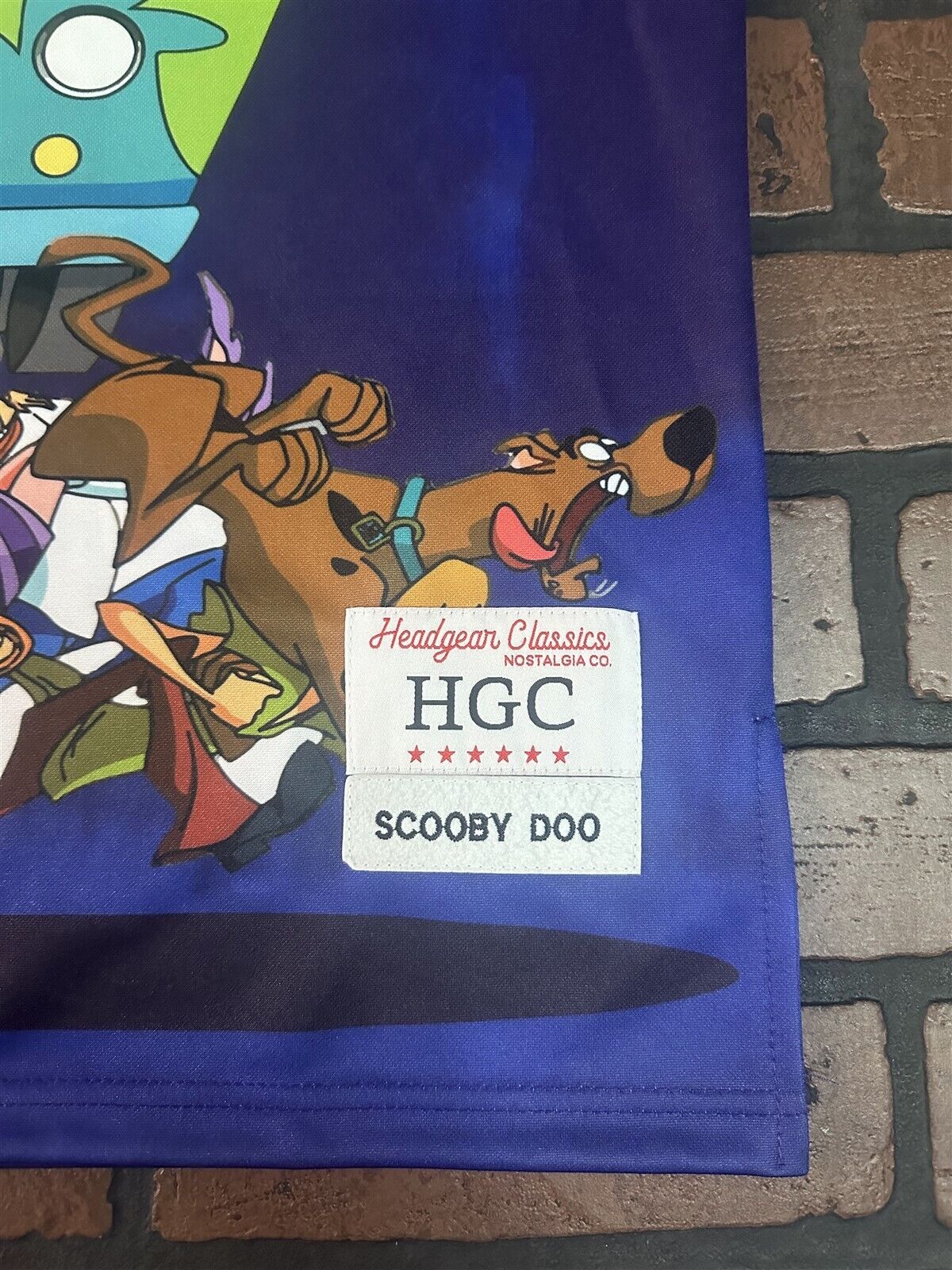 SCOOBY DOO & Mystery Machine Headgear Classics Basketball Jersey~Never Worn~L XL