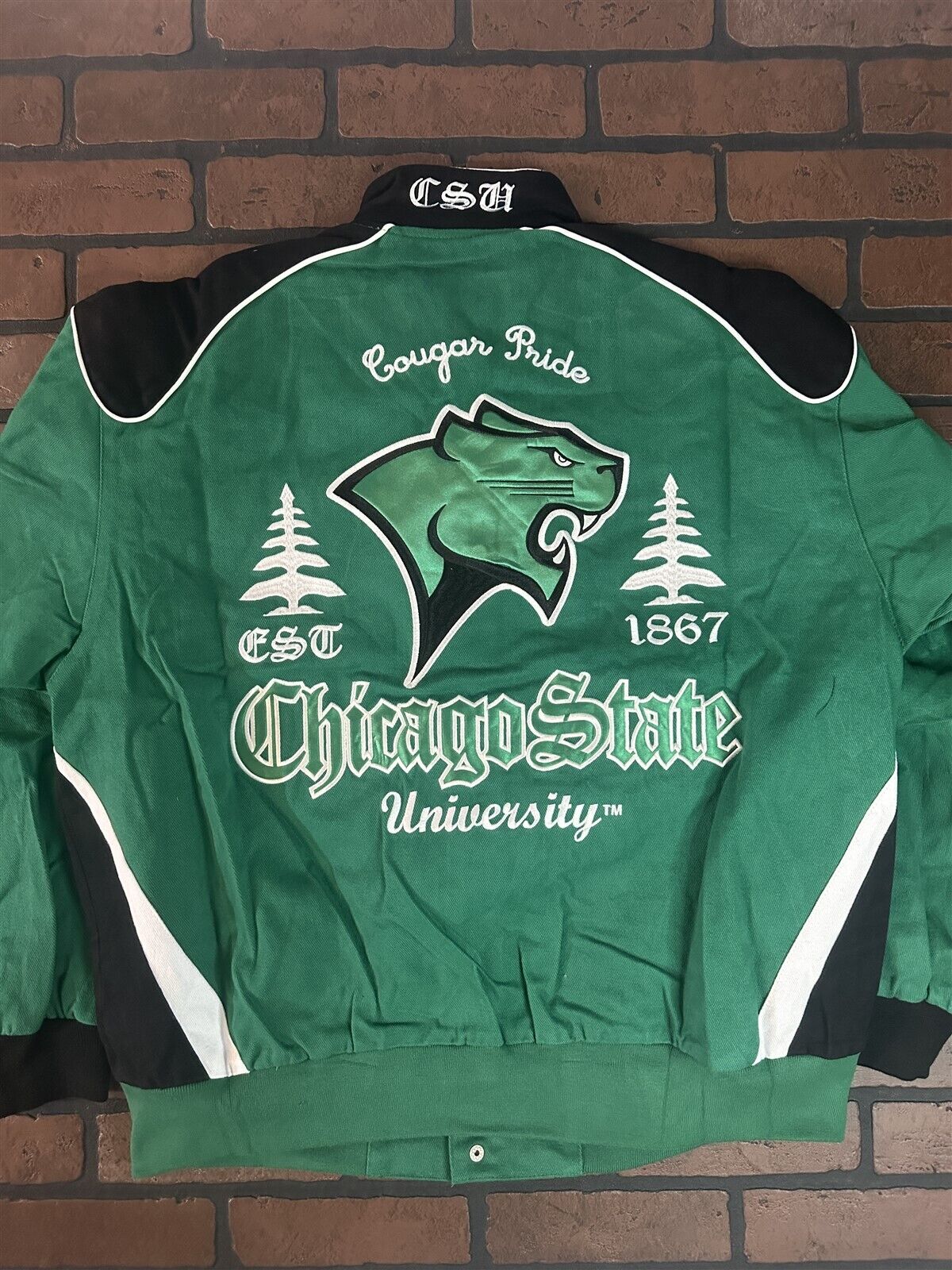 CHICAGO STATE UNIVERSITY Big Boy Headgear Jacket~Never Worn~XL 2XL
