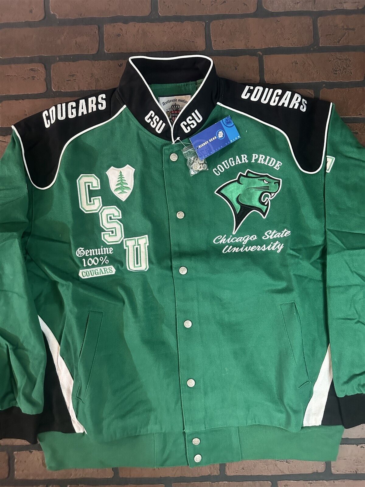 CHICAGO STATE UNIVERSITY Big Boy Headgear Jacket~Never Worn~XL 2XL