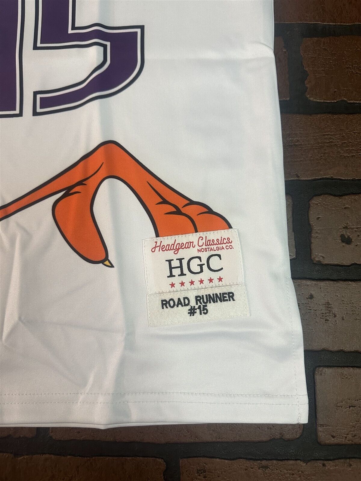 ROADRUNNER / SACRAMENTO White Headgear Classics Basketball Jersey ~Never Worn~ L