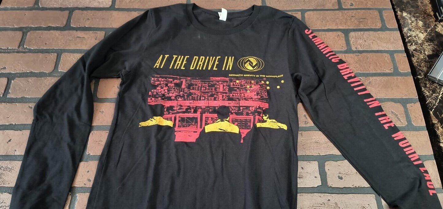 AT THE DRIVE IN - 2000 Semantic Brevity LS VTG Men's T-shirt ~Never Worn~ S