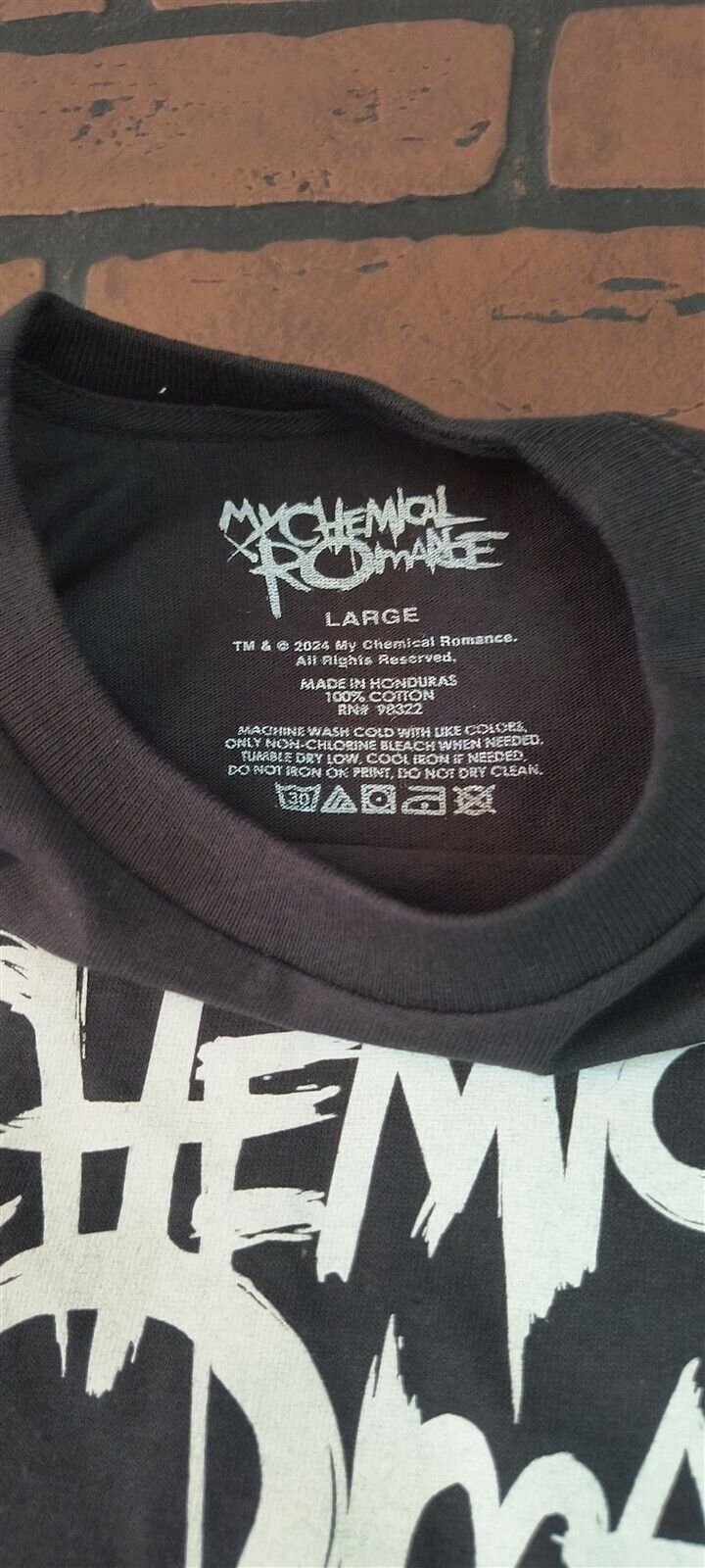 MY CHEMICAL ROMANCE - 2024 Black Parade T-shirt ~Never Worn~ L XL